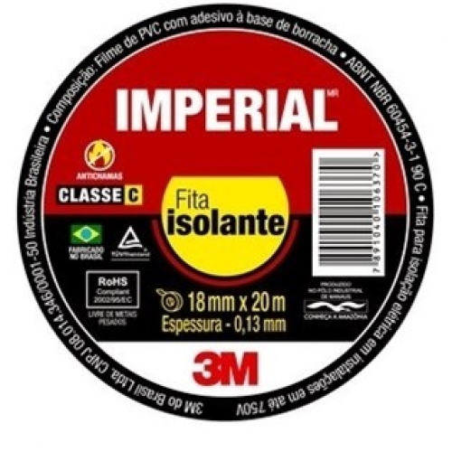 FITA ISOLANTE 18MMX20M IMPERIAL 3M