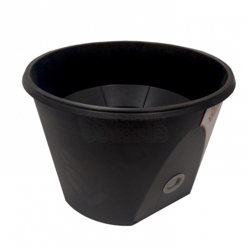 VASO NOBRE PVC COR PRETO 27 27X23 VIDA VERDE