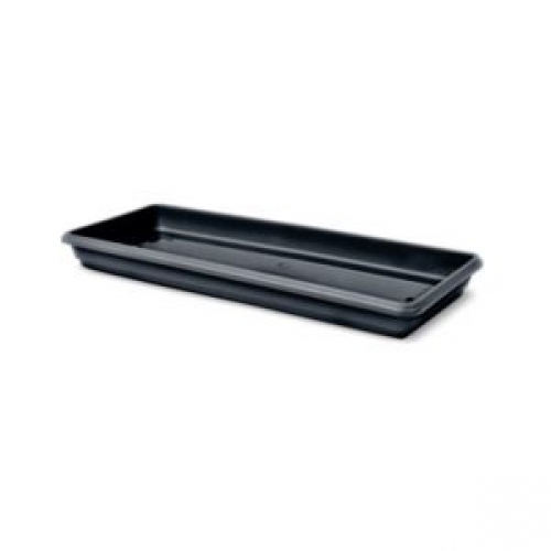 PRATO PARA FLOREIRA PVC COR PRETO NOBRE 60CM