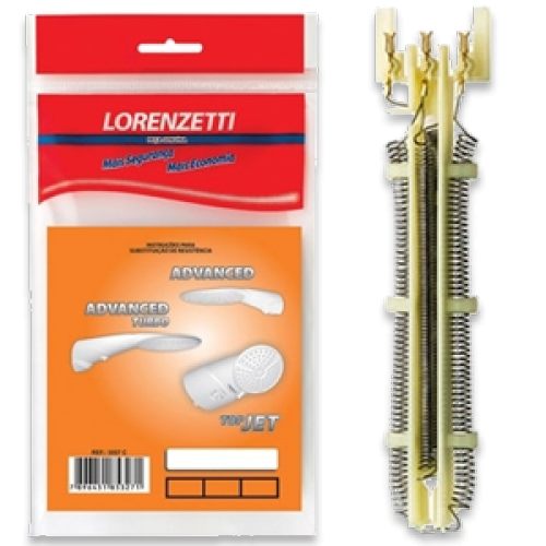 RESISTÊNCIA DUCHA LORENZETTI MULTITEMPERATURAS ADVANCE/TOP JET MULTI 5500W 110V