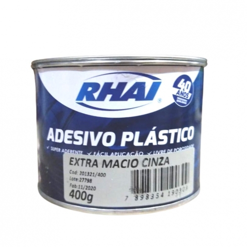 MASSA PLASTICA CINZA 400 GRS RHAI