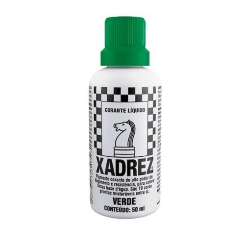 CORANTE VERDE 50ML XADREZ