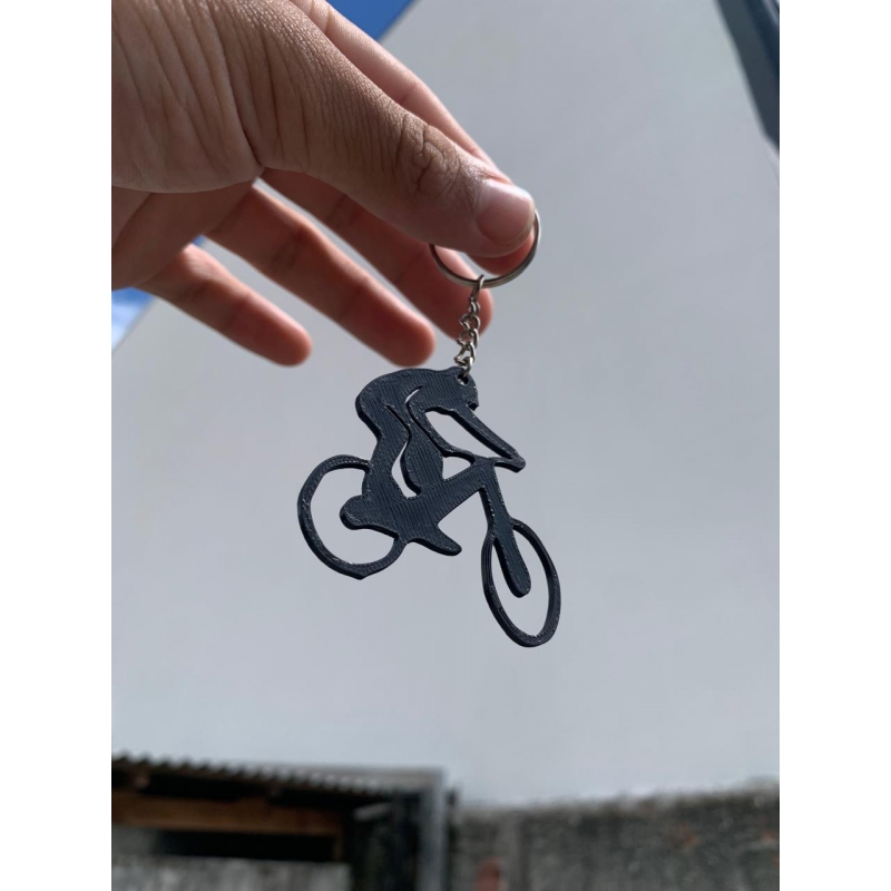 CHAVEIRO CICLISTA PRETO