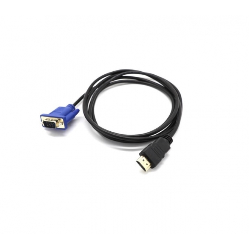 Cabo Adaptador De Vídeo Hdmi Para Vga D-Sub Para Hdtv Pc Computador