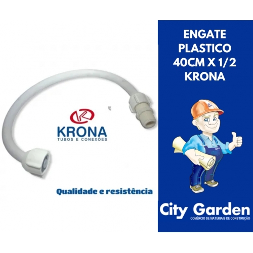 ENGATE PLASTICO 40CM X 1/2 KRONA