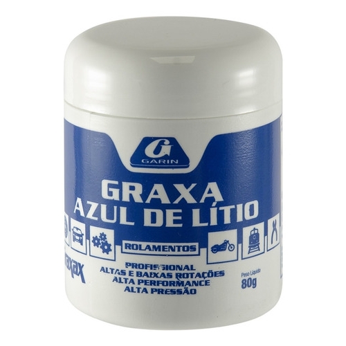 GRAXA AZUL DE LÍTIO 80 GRS. GARIN