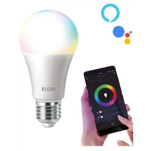 LAMPADA BULBO SMART COLOR LED 10W WIFI ELGIN