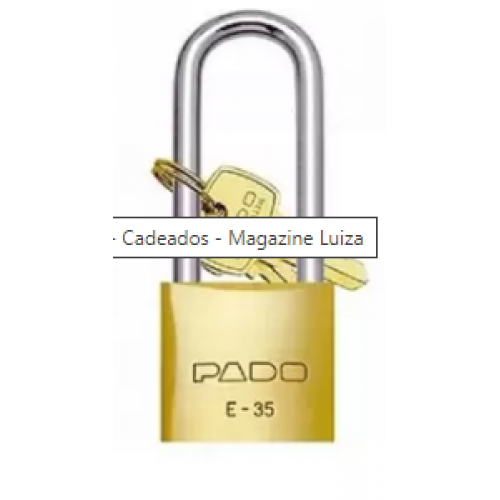 CADEADO HASTE LONGA LATAO 35-50 COM 2 CHAVES