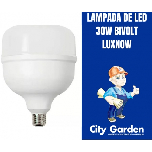 LAMPADA DE LED 30W BIVOLT LUXNOW