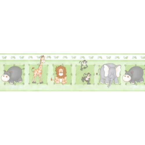 PAPEL DE PAREDE FAIXA COM BICHINHOS BAMBINO 8502 0,53X10MTS REF