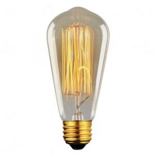 LAMPADA FILAMENTO CARBONO 40W 2000K 160lm 110V ST64-CTB