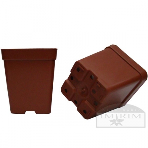 VASO QUADRADO PVC COR CERAMICA