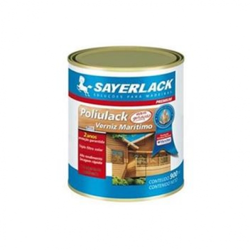 VERNIZ MARITIMO BRILHANTE 225ML POLIULACK SAYERLACK