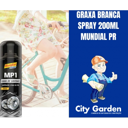 GRAXA BRANCA SPRAY 200 ML MUNDIAL PR