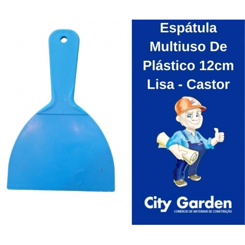 ESPATULA DE ACO CABO PVC 8CM ATLAS