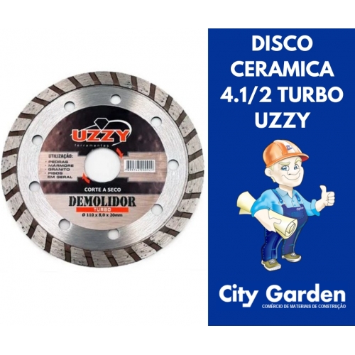 DISCO CERAMICA 4.1/2 TURBO UZZY