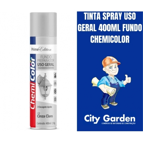 TINTA SPRAY USO GERAL 400ML FUNDO CHEMICOLOR