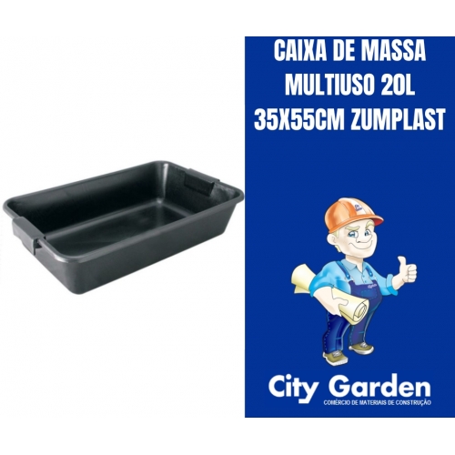 CAIXA DE MASSA MULTIUSO 20L 35X55CM ZUMPLAST