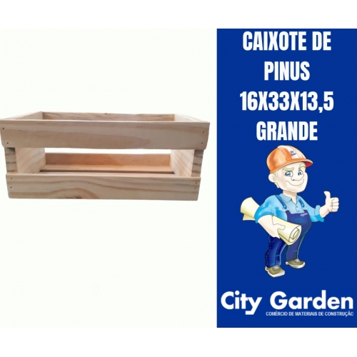 CAIXOTE DE PINUS GRANDE 16X33X13,5