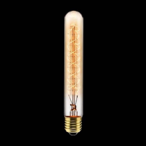 LAMPADA LED RETRO TUBO VINTAGE FILAMENTO DE CARBONO  G95 40W 127V 2000K