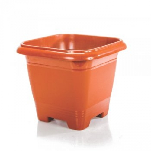 VASO QUADRADO PVC COR CERAMICA 04 28X29