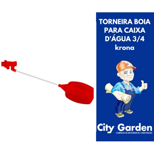 TORNEIRA BOIA PARA CAIXA D AGUA 3/4