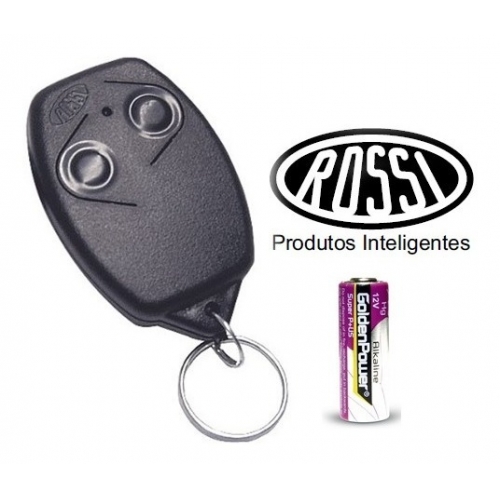 CONTROLE PRETO 433MHZ HCS HOLLING CODE - 7271 - ROSSI