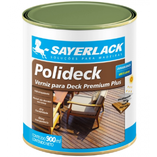 VERNIZ POLIDECK 900ML IPE SEMI BRILHO SAYERLACK