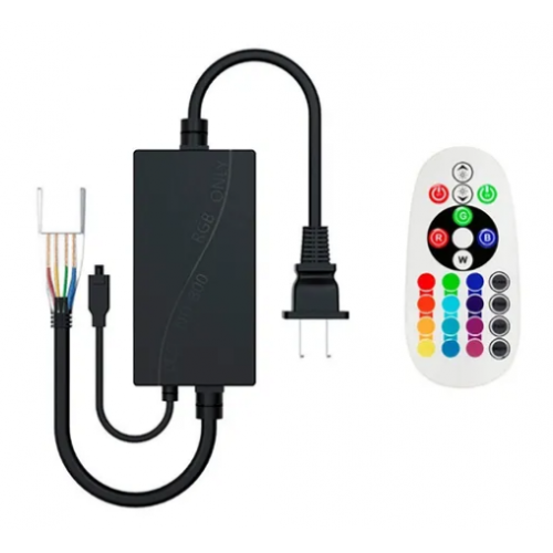 CONTROLE PARA FITA LED RGB BIV COM FONTE-RY