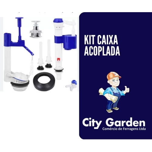 KIT COMPLETO UNIVERSAL PARA CAIXA ACOPLADA CAIXA ACOPLADA - LIEGE