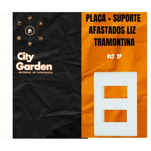 PLACA  AFASTADAS DOIS POLOS (LIZ)  4X2  TRAMONTINA