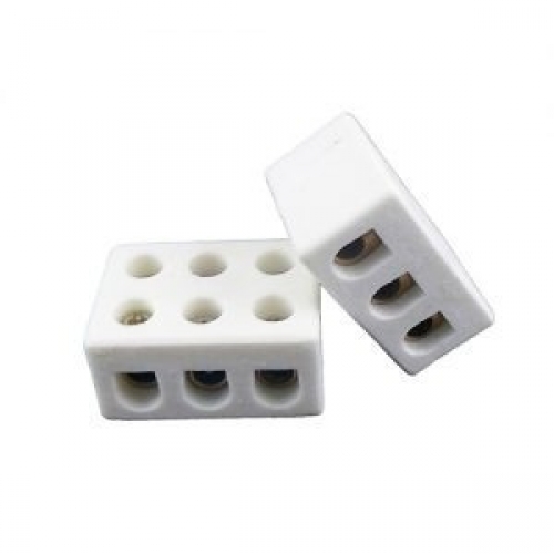 CONECTOR PORCELANA 3 POLOS 10MM