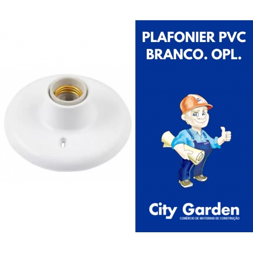 PLAFONIER PVC BRANCO. OPL.