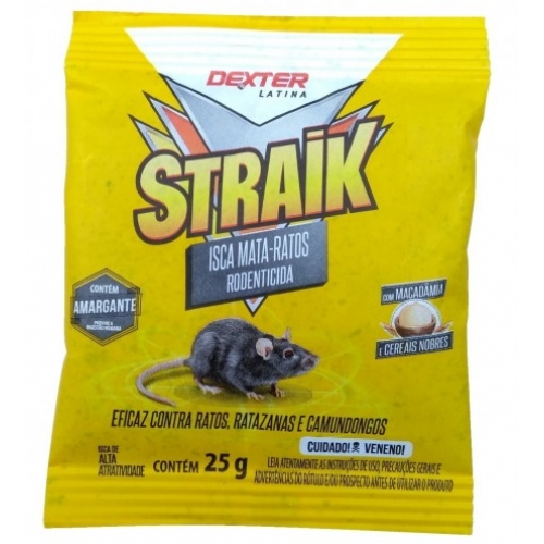 MATA RATO ISCA 25G C/40UN STRAIK