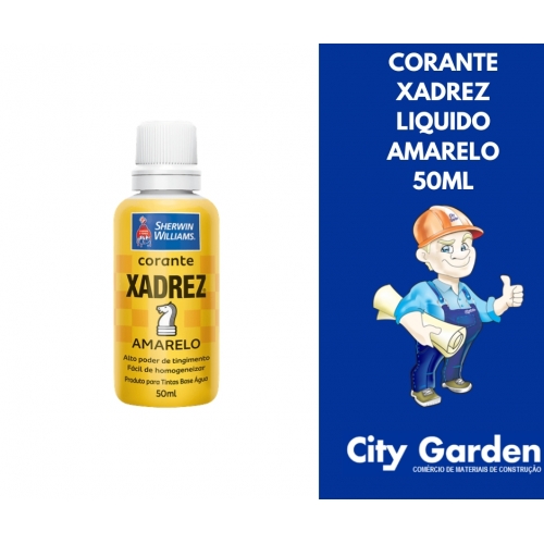 CORANTE XADREZ LIQUIDO AMARELO 50ML