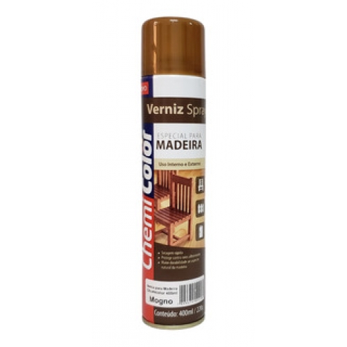 VERNIZ SPRAY 400ML MADEIRA MOGNO CHEMICOLOR