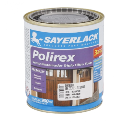 VERNIZ POLIREX 900ML IMBUIA SAYERLACK