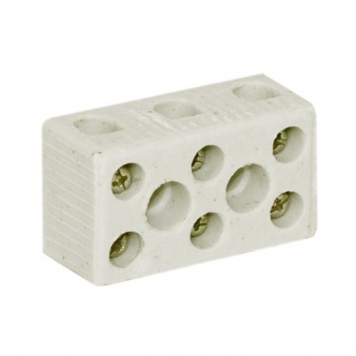 CONECTOR PORCELANA 3 POLOS 16MM