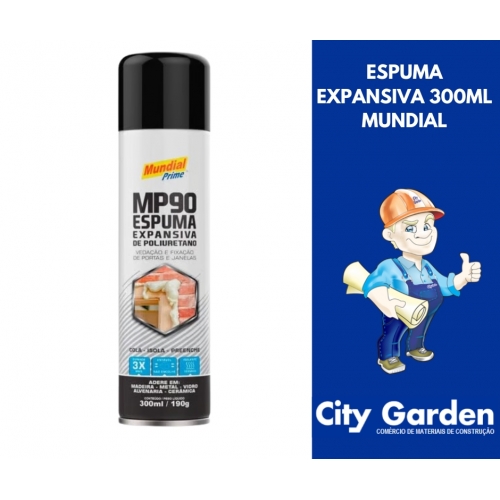 ESPUMA EXPANSIVA 300ML MUNDIAL