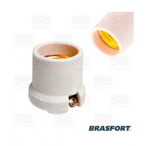 BOCAL LUZ PORCELANA C/ BORNE E-27 BRASFORT