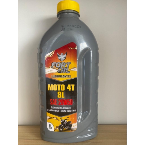 OLEO MOTO 4T 20W50 SL 1L FORT OIL