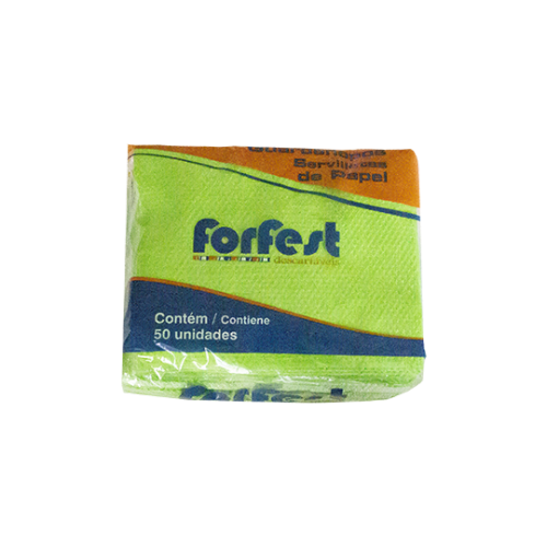 FORFEST GUARDANAPO 20X21 C|50 -VERDE CLARO