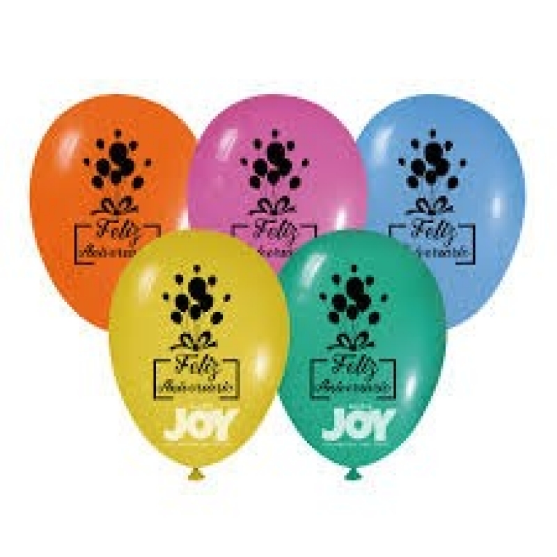 JOY BALAO N-07 PREMIUM C|50 -FELIZ ANIVERSARIO SORTIDO