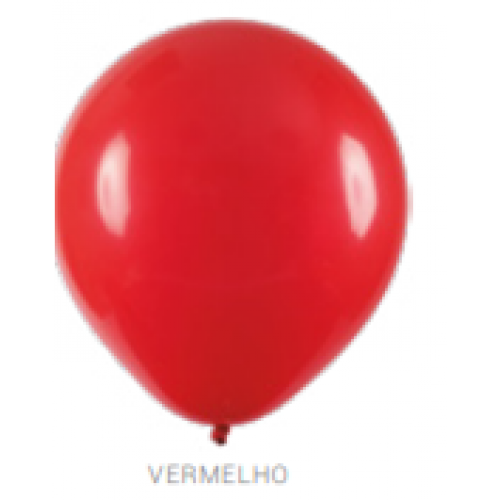 ART-LATEX BALAO REDONDO N-07 C|50 -VERMELHO