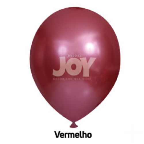 JOY BALAO CROMADO BIG 250 -VERMELHO