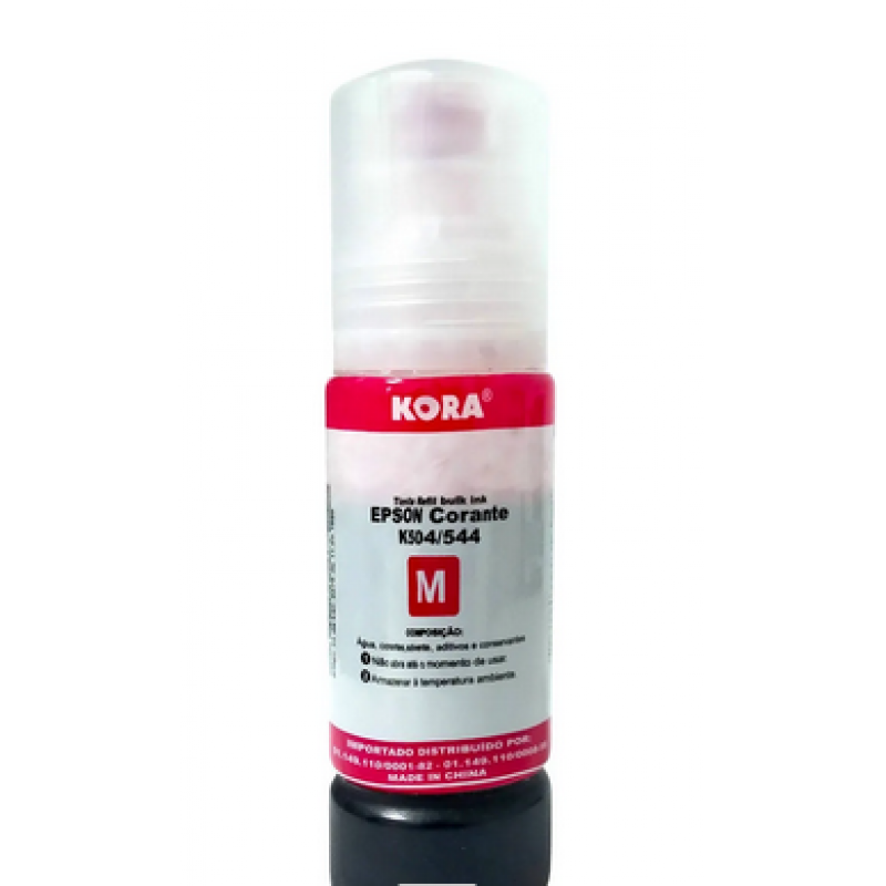 TINTA KORA REFIL BULK INK EPSON 504/544 MAGENTA  70ML IMP. IND