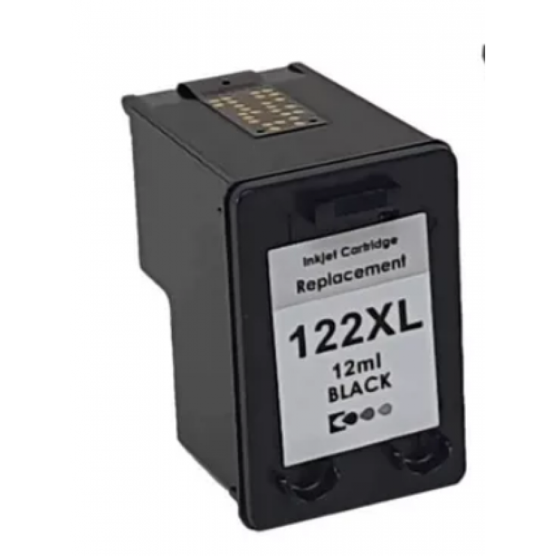 CARTUCHO DE TINTA COMPATIVEL COM HP 122XL PRETO MICROJET 12M