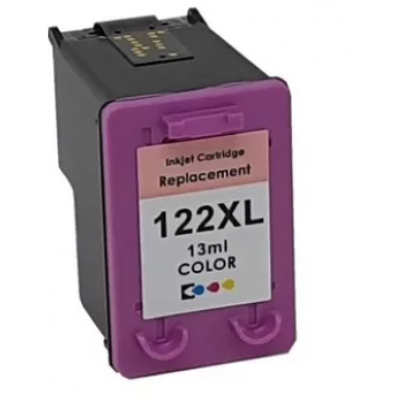 CARTUCHO DE TINTA COMPATIVEL COM HP 122XL COLORIDO MICROJET