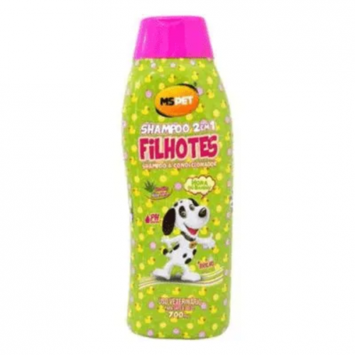 MS PET SHAMPOO E CONDICIONADOR FILHOTES 2 EM 1 700ML - 1UN