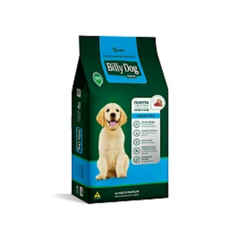 BILLY DOG PREMIUM FILHOTE CARNE E LEITE - 10KG